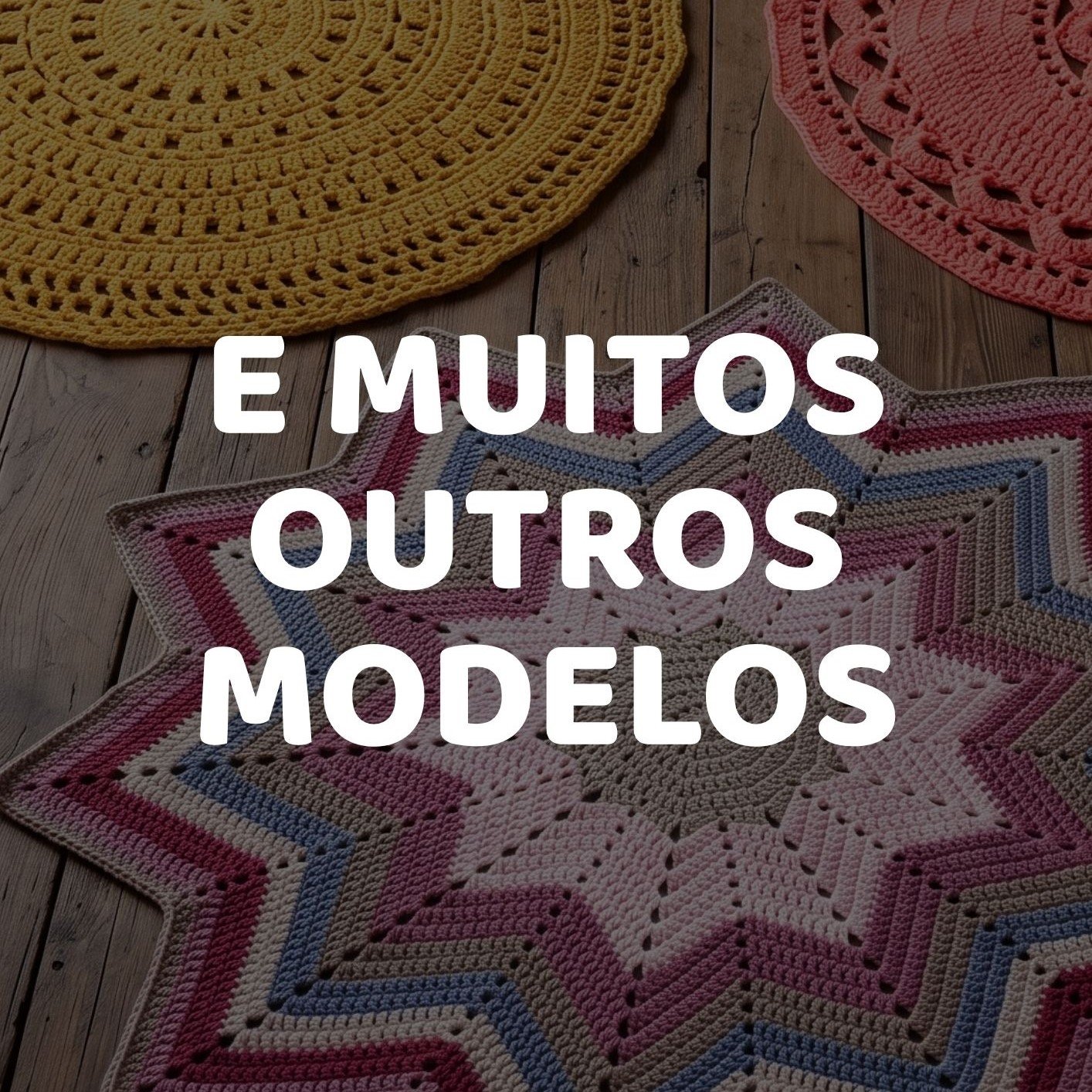 Modelo de jogo americano em crochê